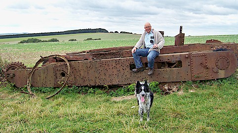 A Tank on the South Downs